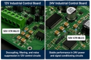 50V X7R MLCC-selectiegids voor 12V/24V industriële besturingskaarten